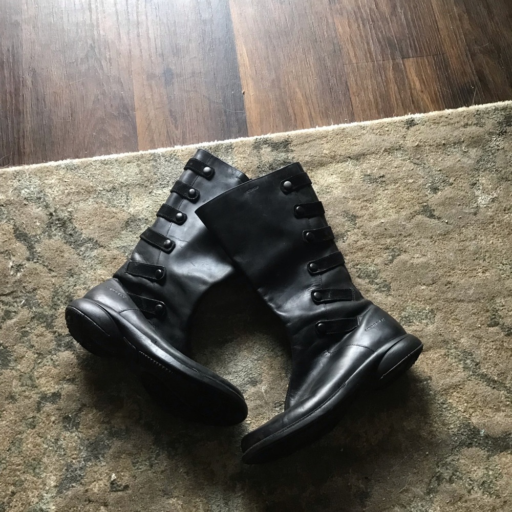 Black Leather Boots